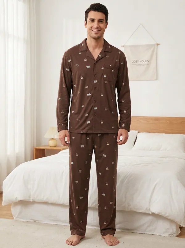 Refined Look Classic Men's Pajama Set