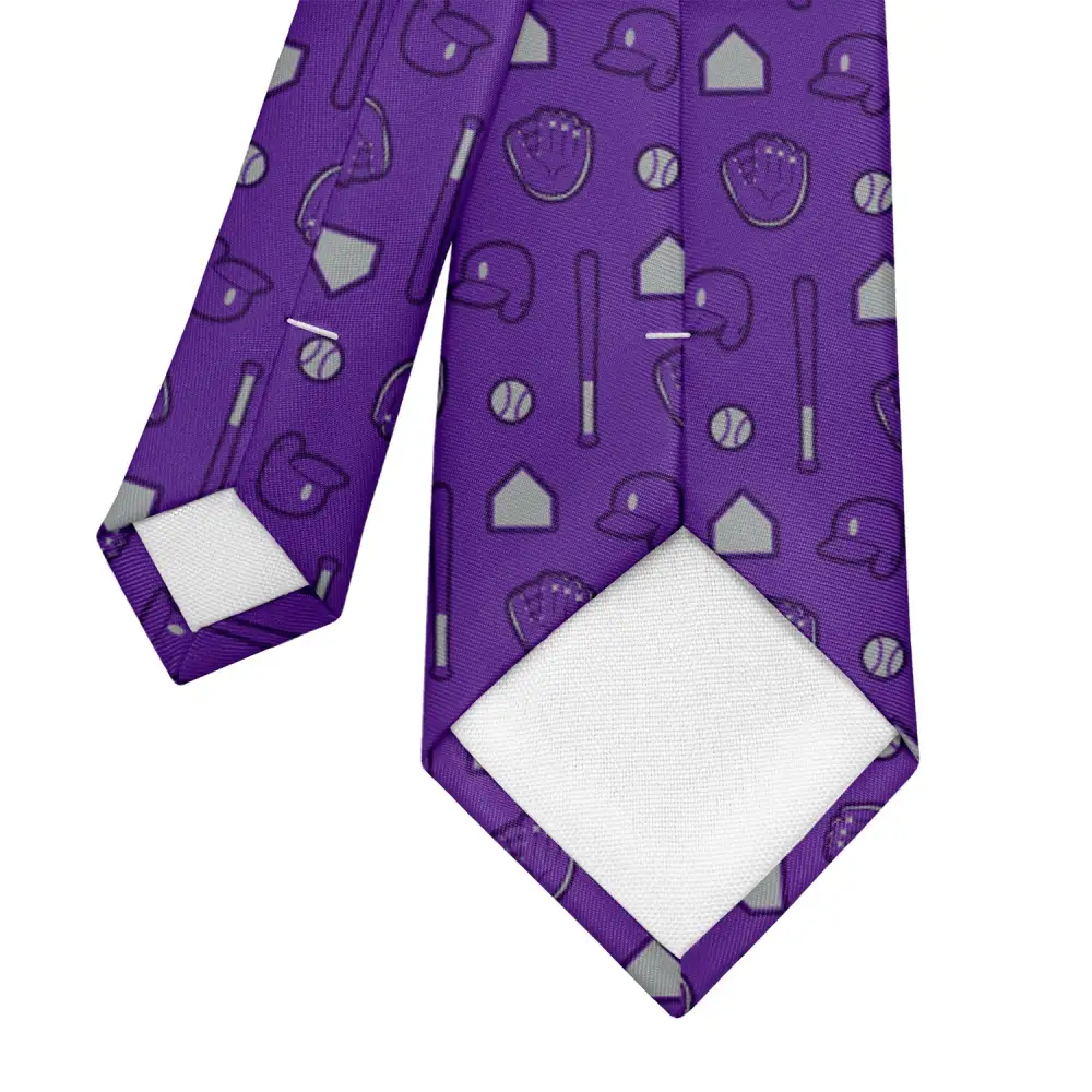 Baseball Pattern Necktie