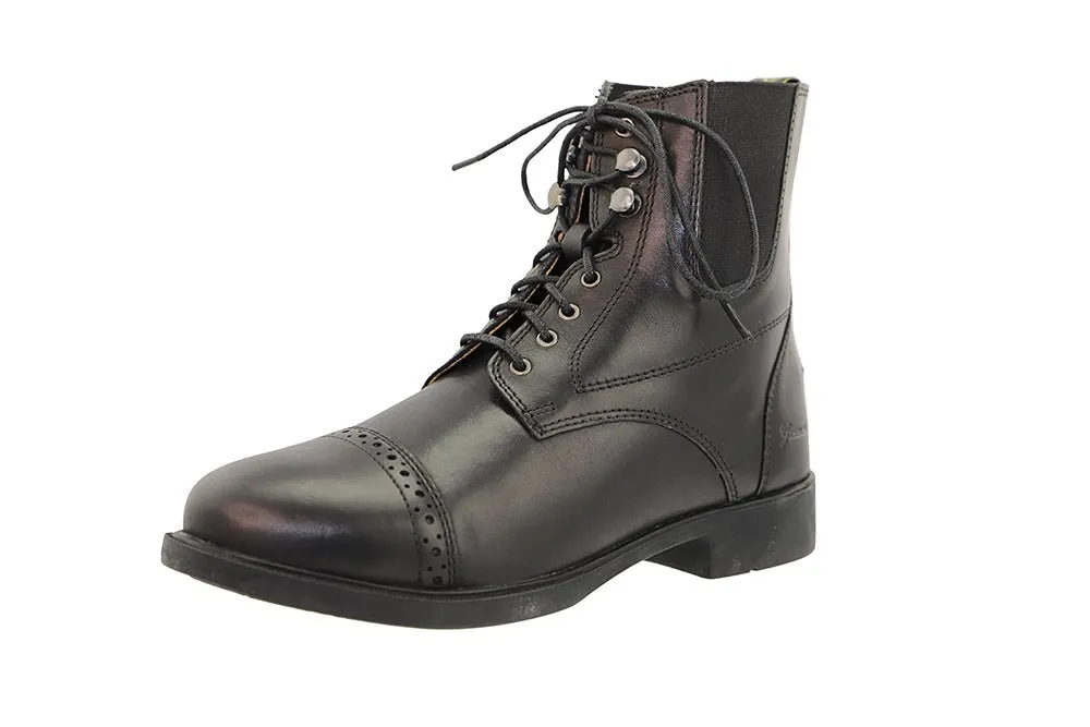 Lace-Up Easy-Care Riding Boots