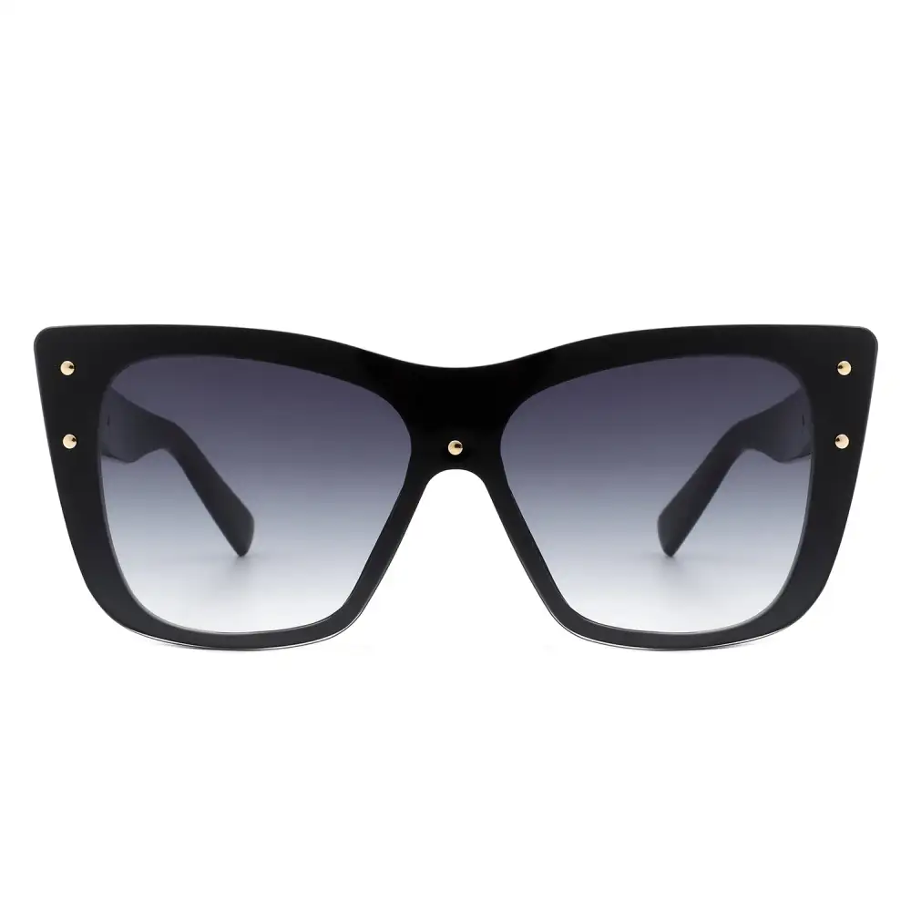 Narrow Cat Eye Square Frame Sunglasses