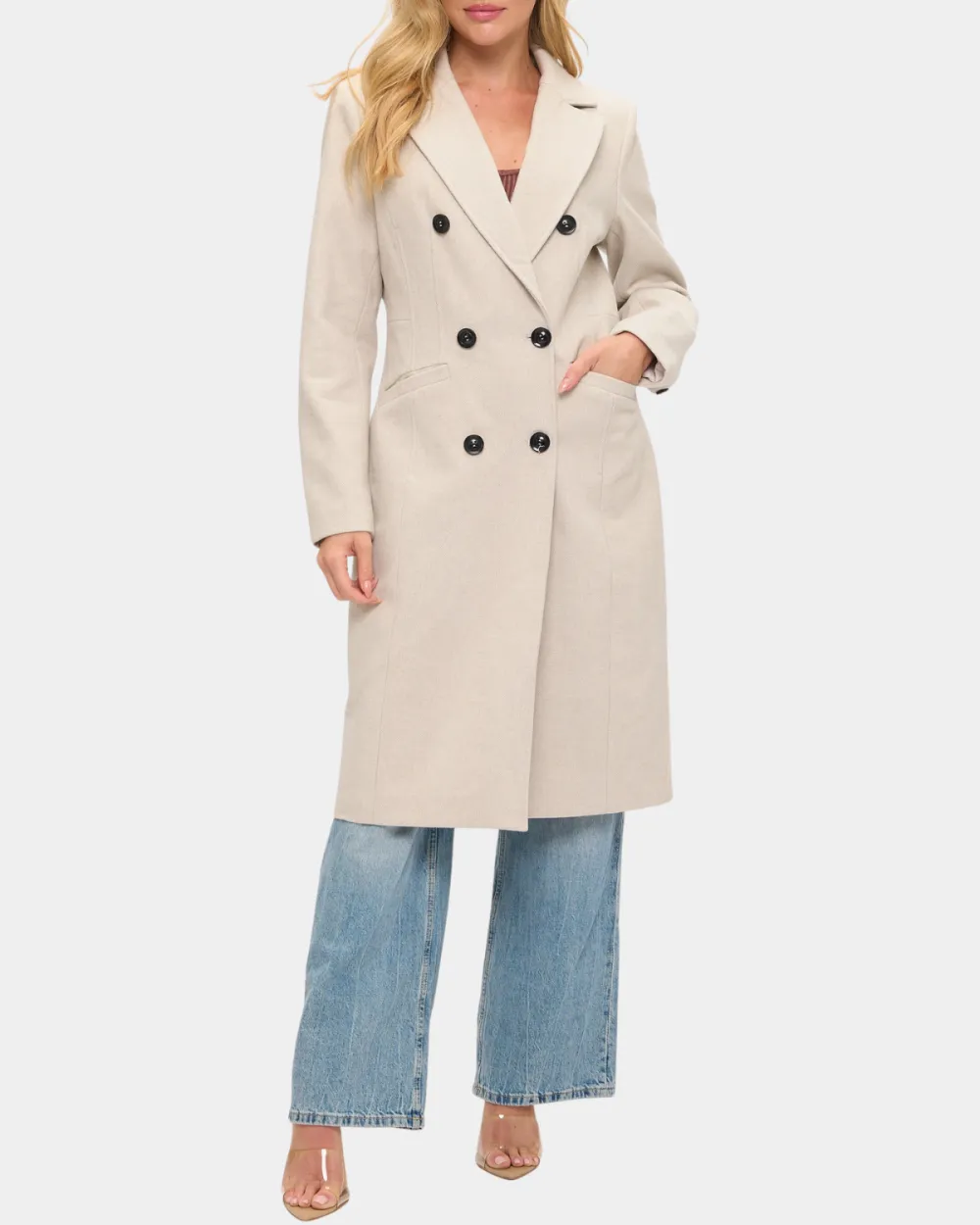 Structured Twill Coat