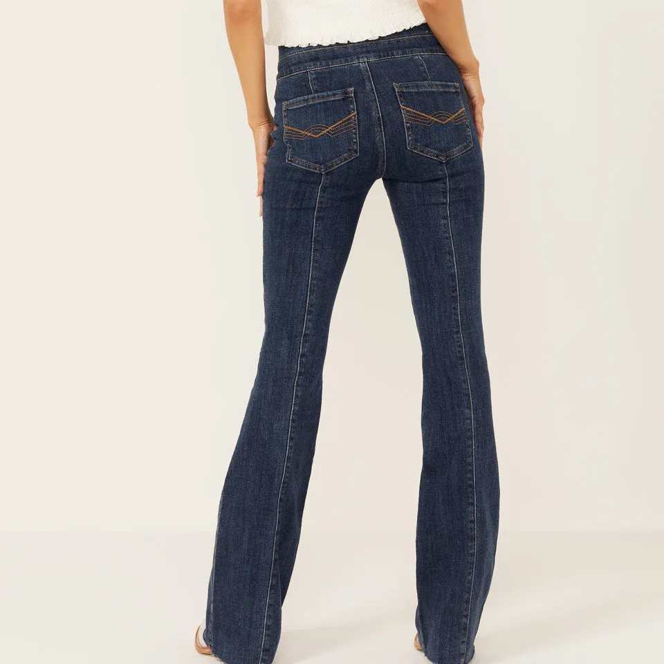 Refined High Rise Bootcut Stretch Denim Jeans
