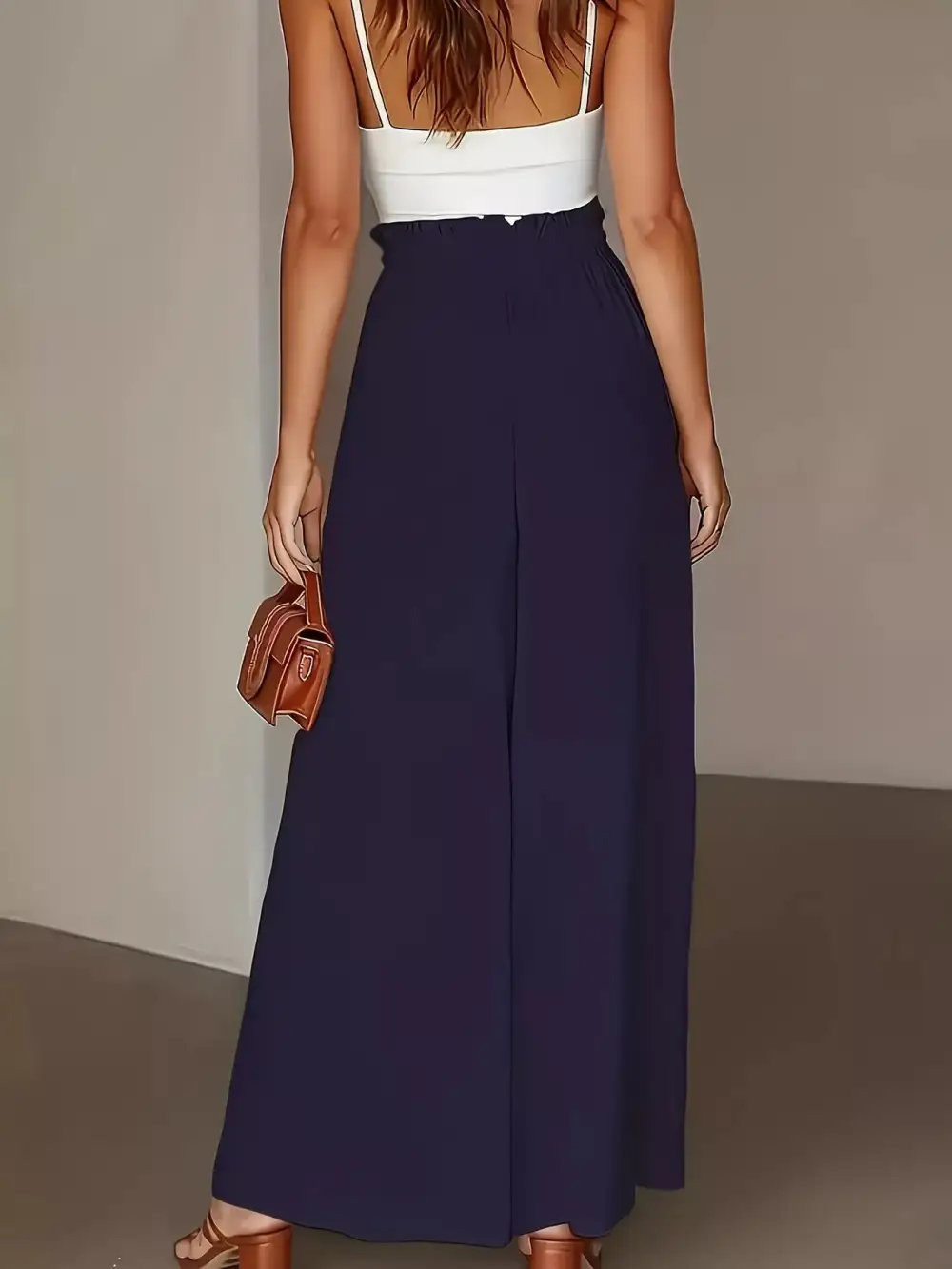 Flowy High Waist Wide Leg Pants