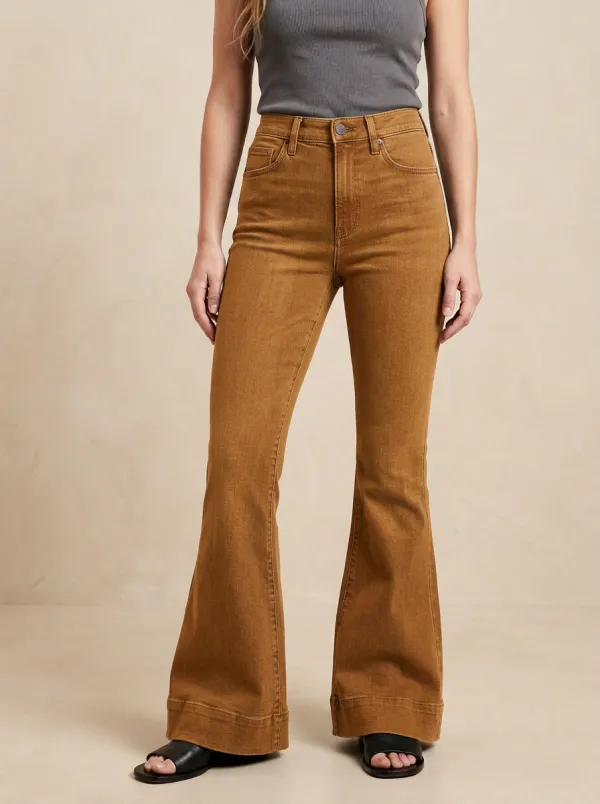 Women's High-Rise Flare Denim Jeans