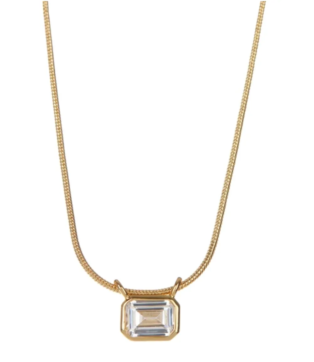 Bezel Charm Necklace