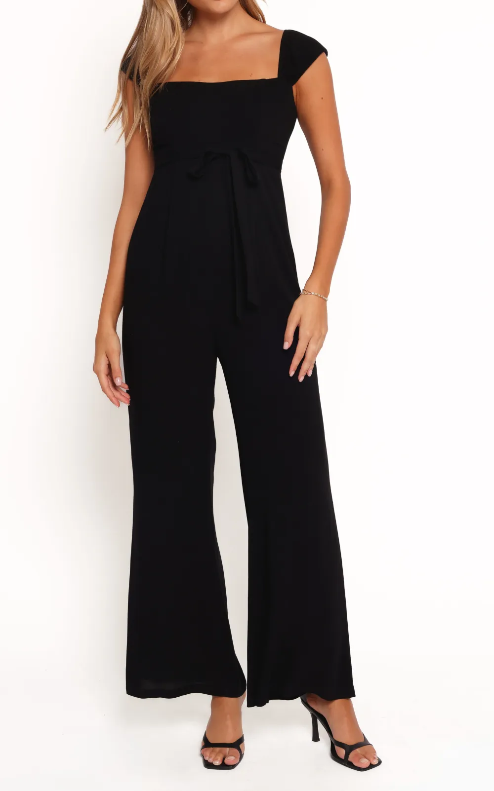 Straight-Leg Sleeveless Jumpsuit