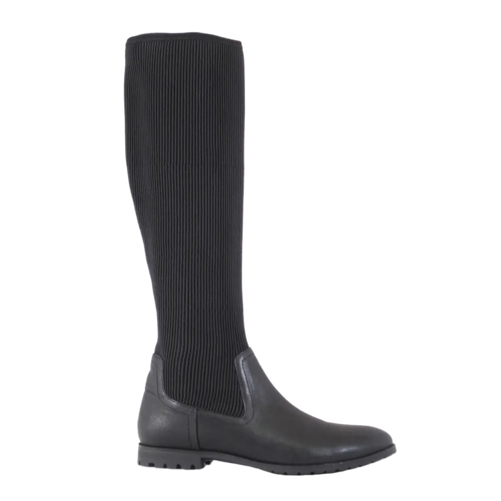 Flexible Shaft Low Heel Knee High Boots