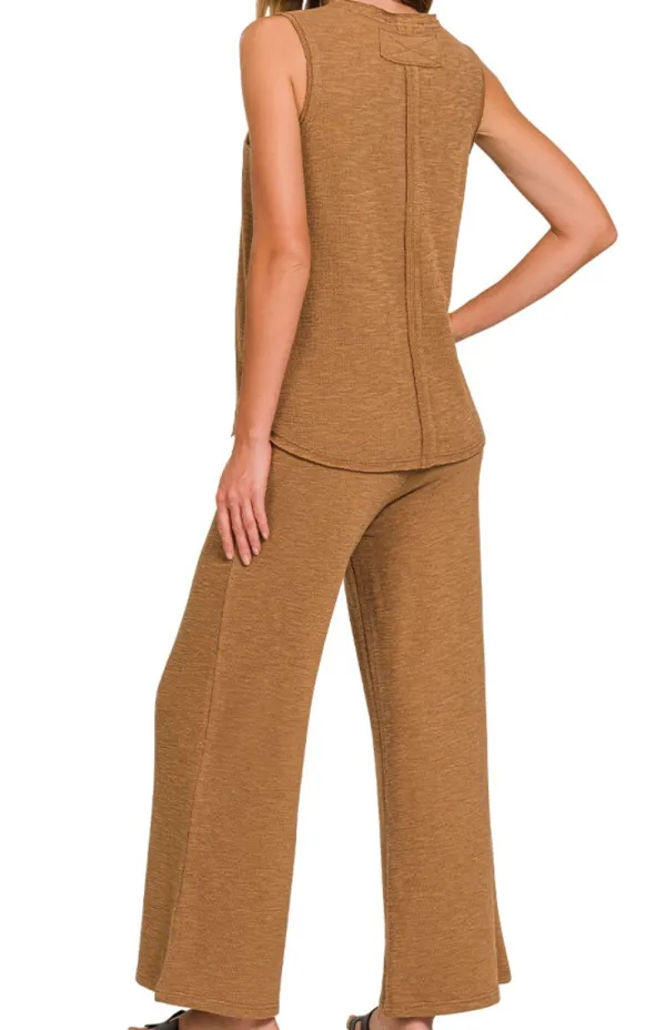 Layered Sleeveless Lounge Set