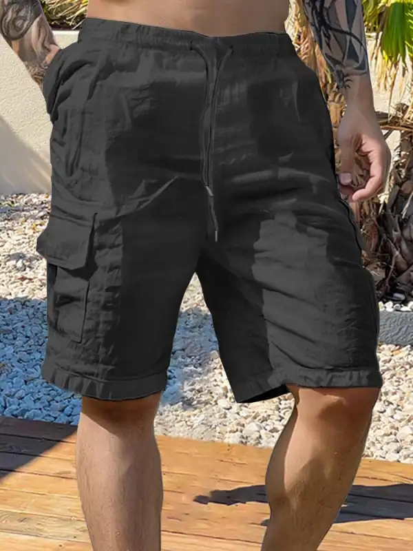 Men's Versatile Cargo Cotton Shorts