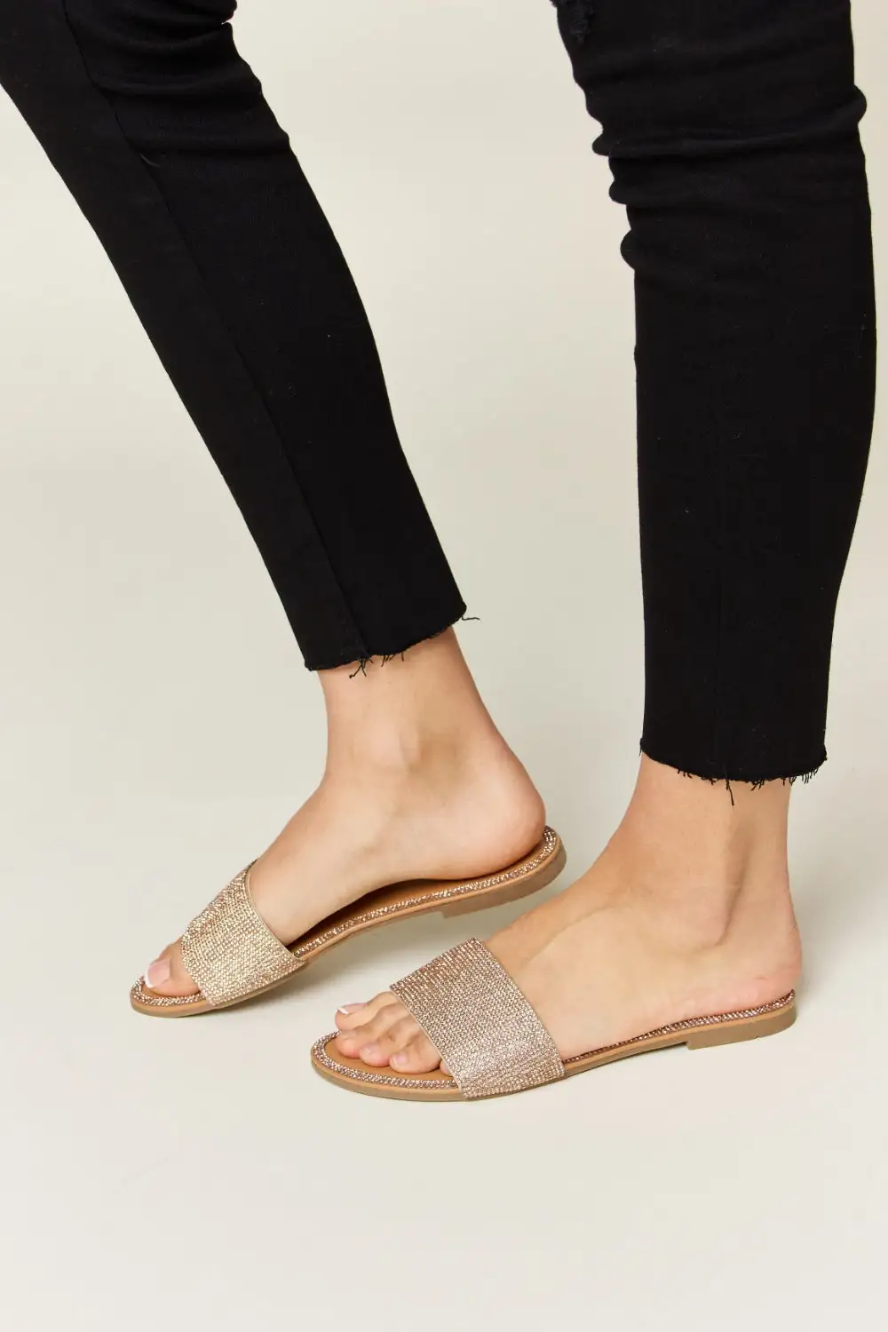 Everyday Flats Rhinestone Sandals