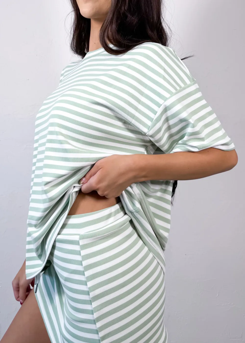 Soft Stripe Weekend Tee