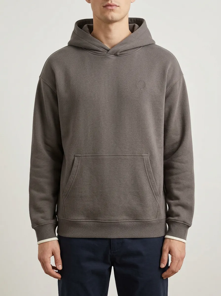 Fairway Ball-And-Tee Golf Casual Hoodie
