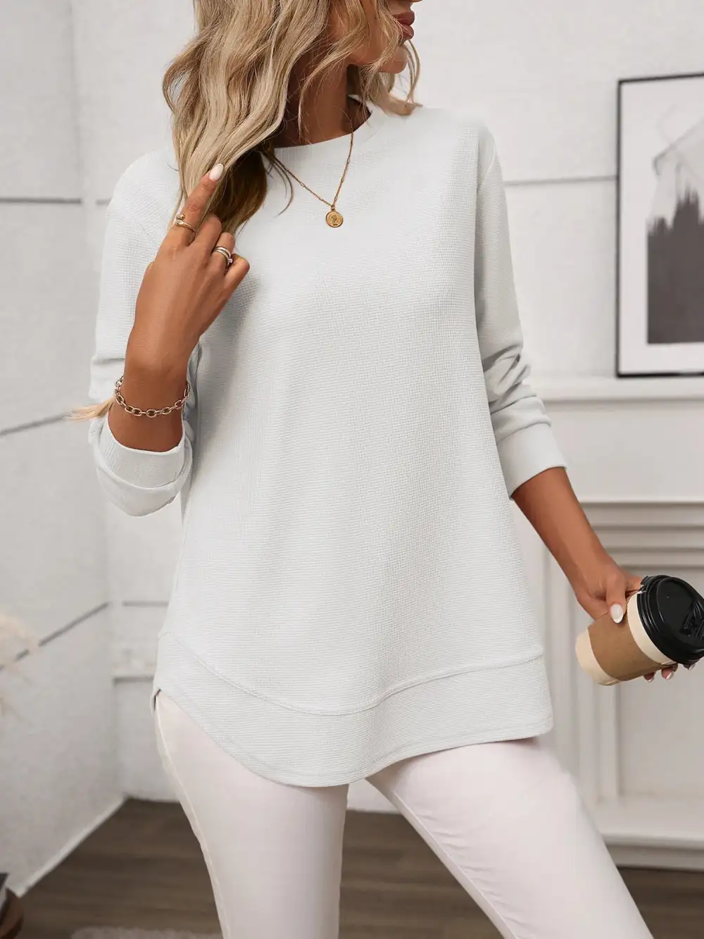 Long Sleeve Round Neck T-Shirt
