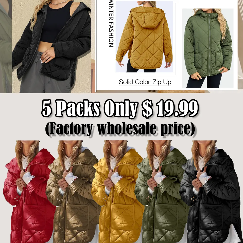 🧥 Womens Quilted Puffer Jacket – Lightweight Warmth. Timeless Comfort. Everyday Style.