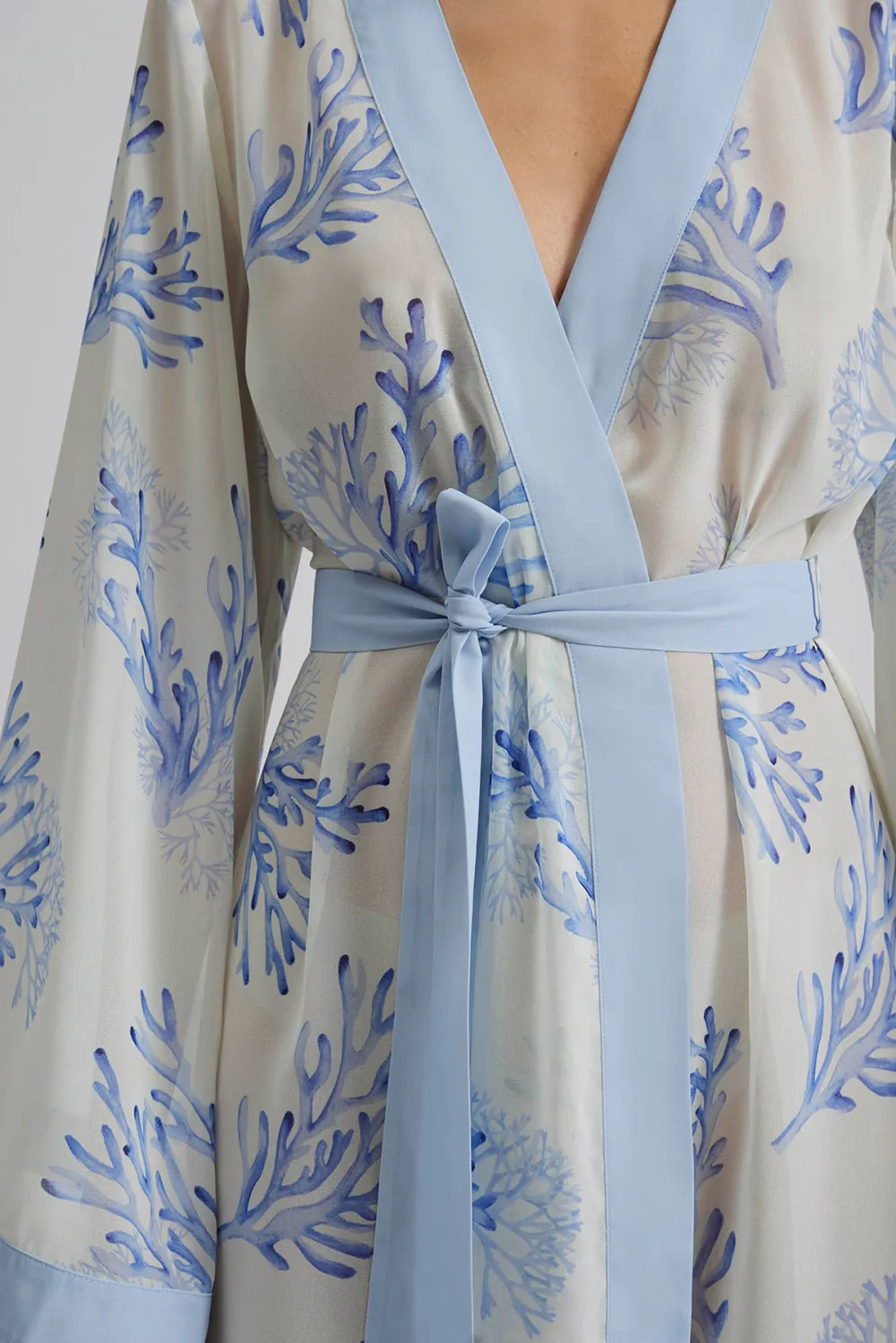 Printed Wrap Robe