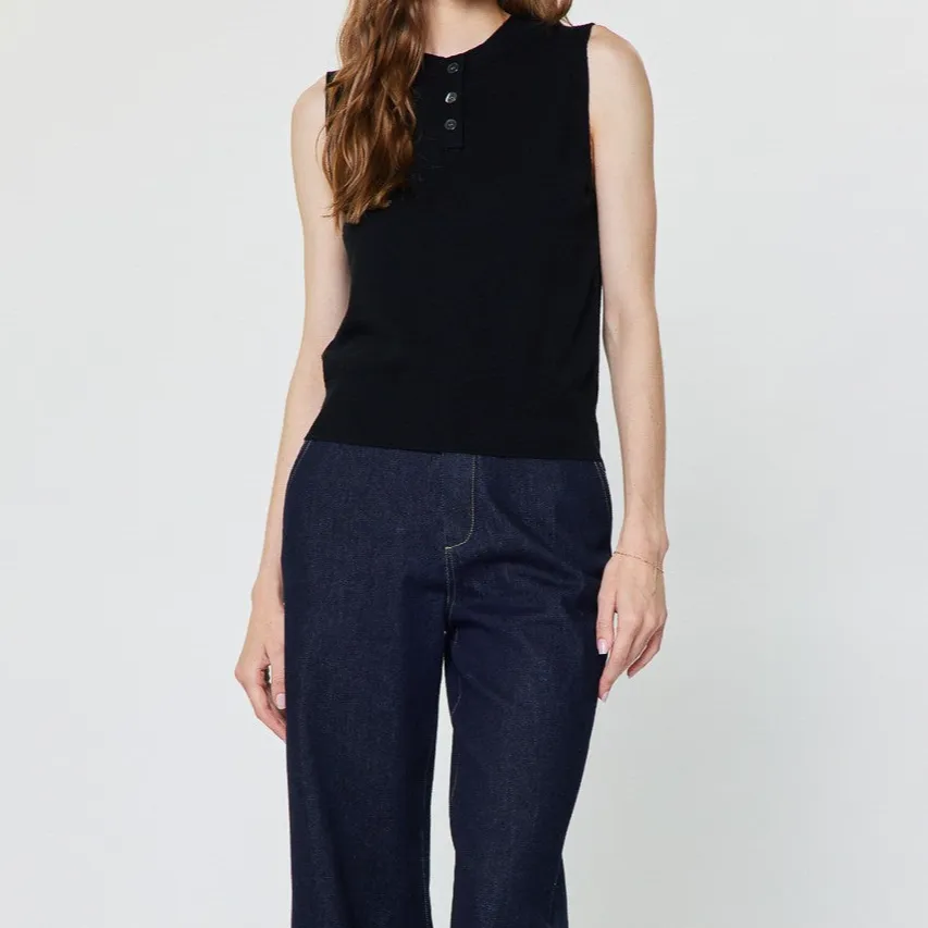 Henley Knit Vest
