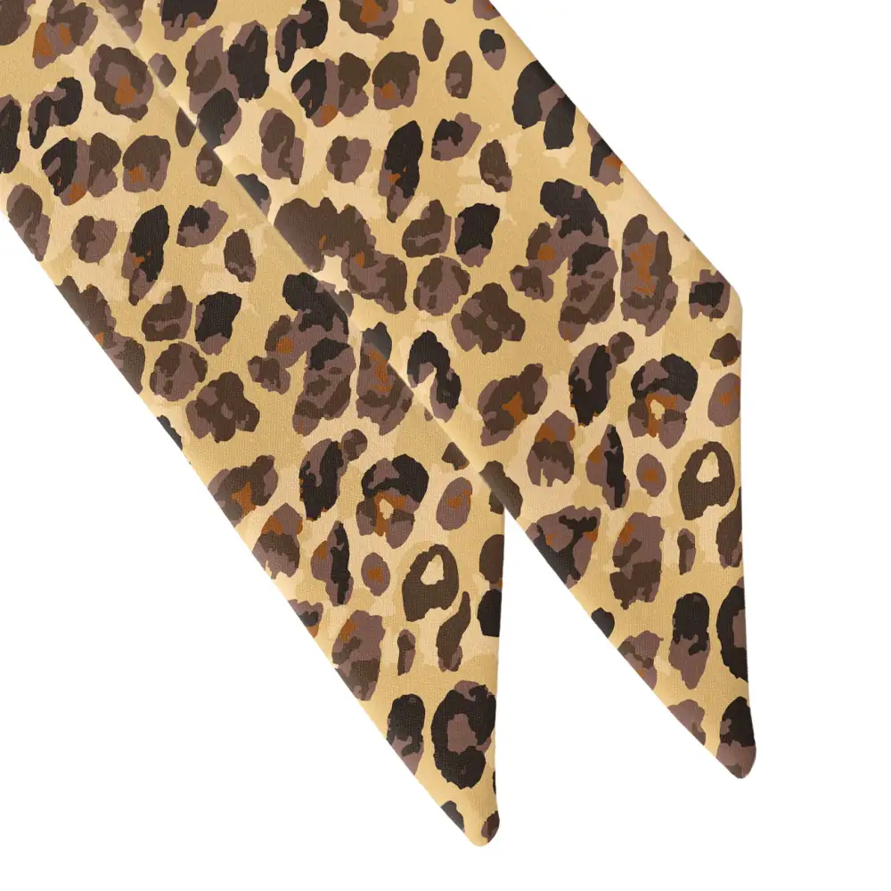 Cheetah Motif Hair Scarf