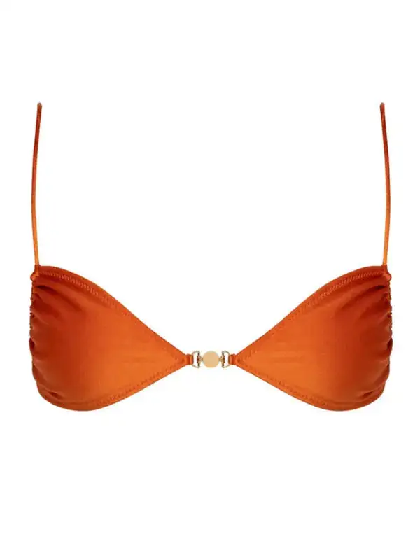 Split Backless Str Tight Bikini Top Swim Set