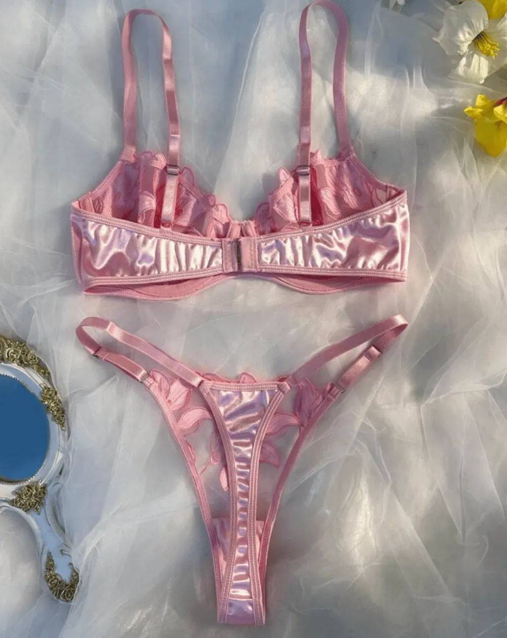 Graceful Silk Lingerie Set