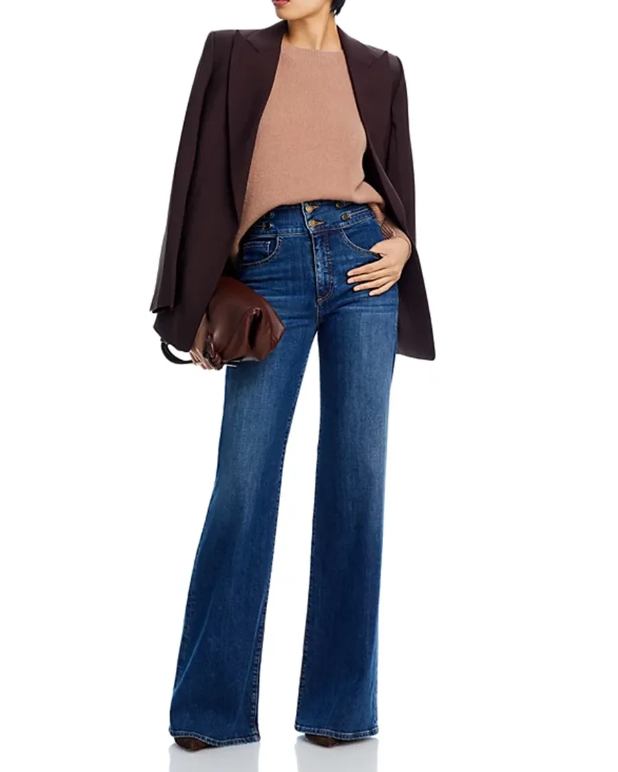 Cashmere Crewneck Long Sleeves Sweater