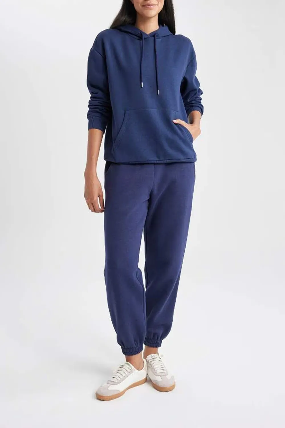 Chic Solid Trousers
