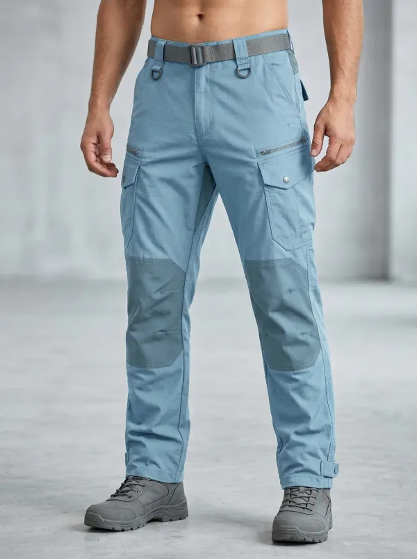 Everyday Multi-Pocket Reinforced Knee Cargo Silhouette Unisex Tactical Cargo Pants