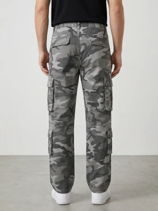 Men's Field Multi-Pocket Camouflage Cargo Pants