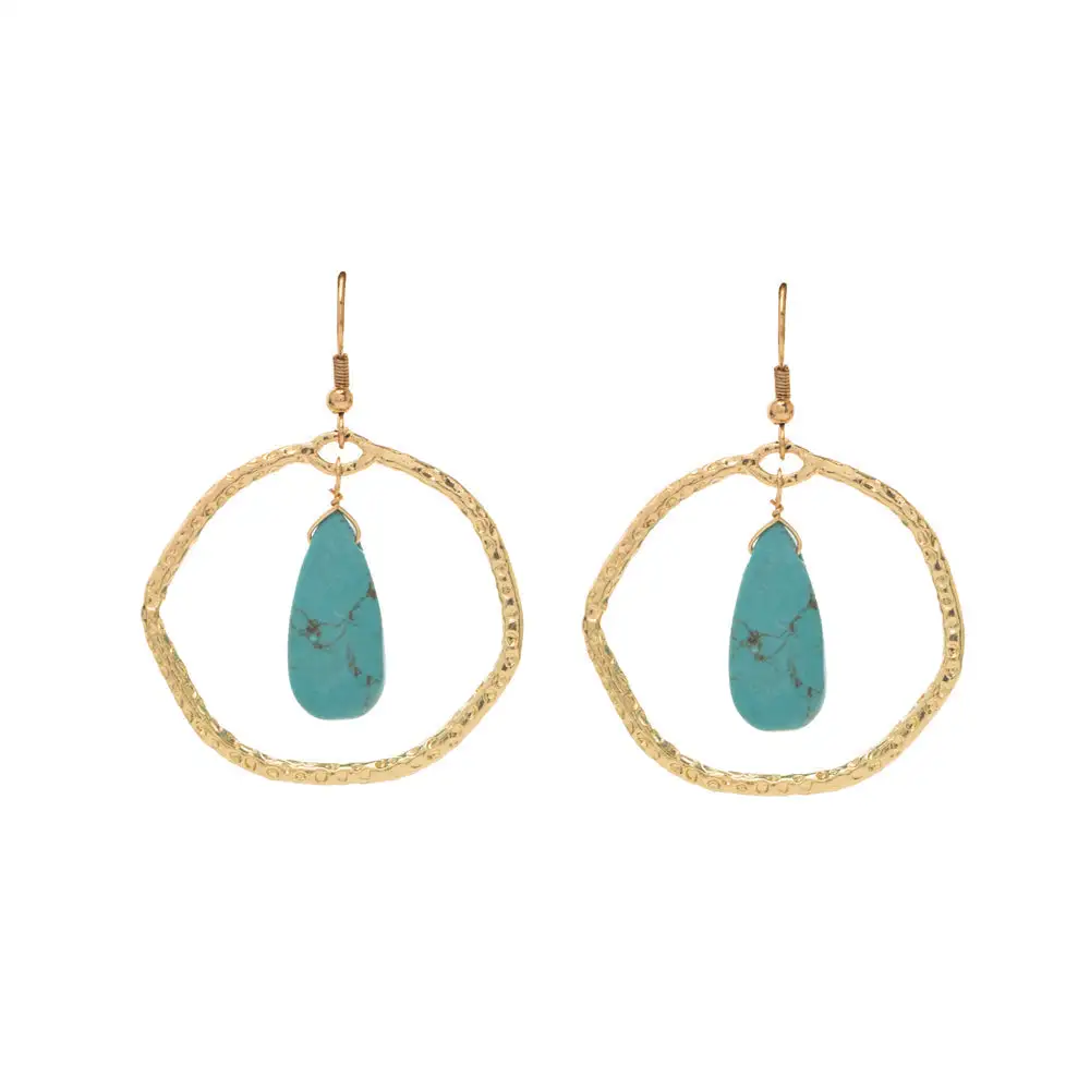 Subtle Lively Artful Statement Earrings