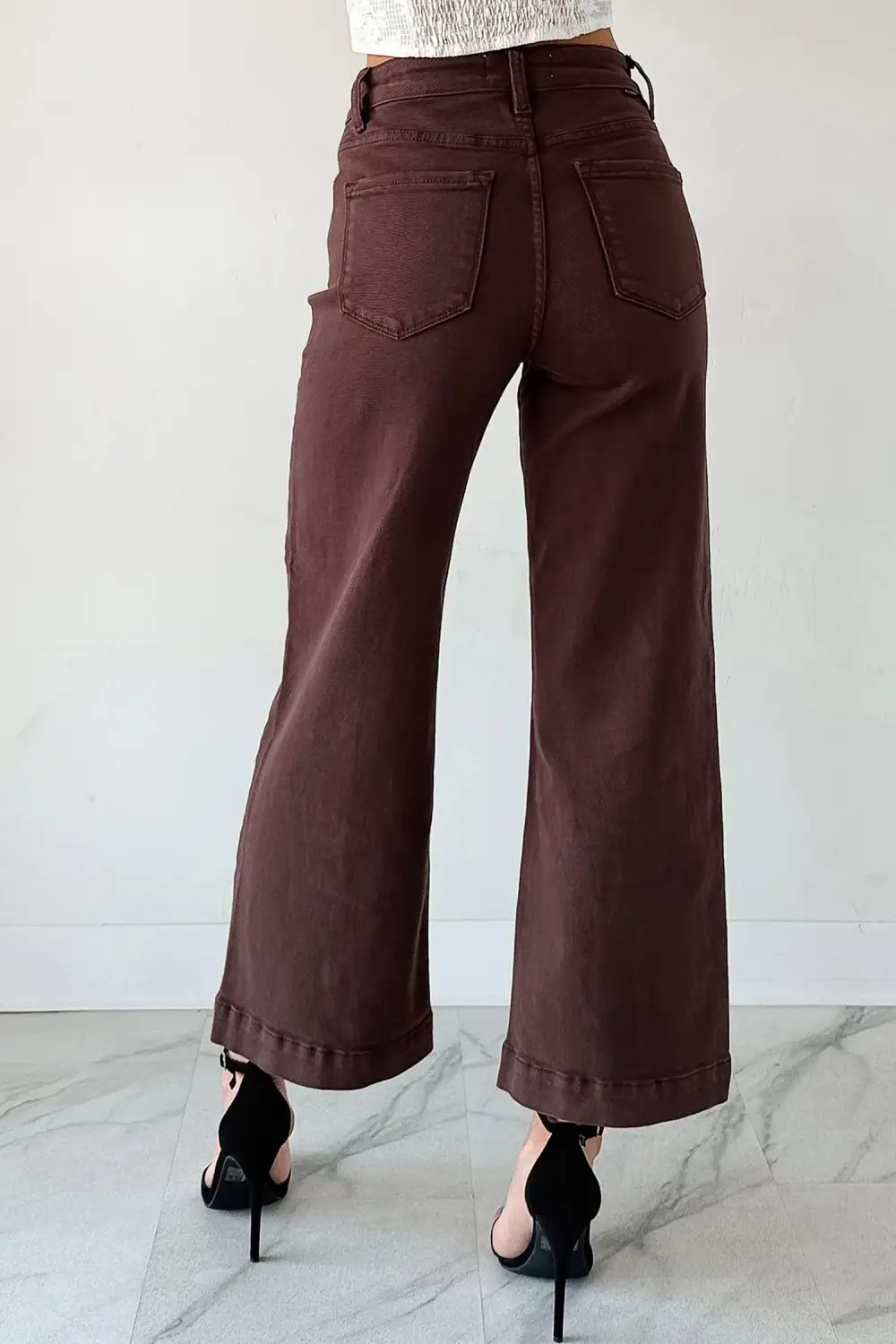 Soft Touch Pleated Denim Jeans