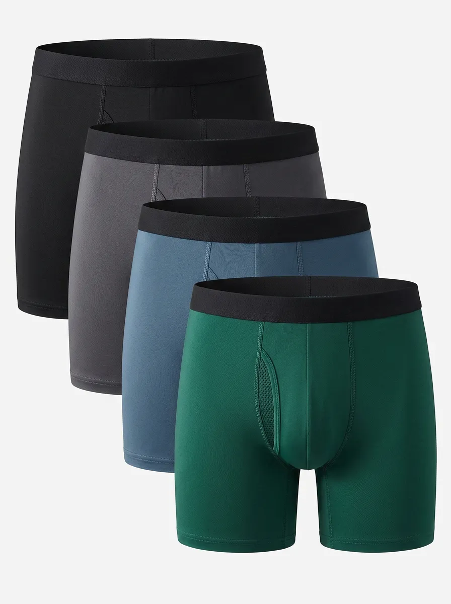 Classic Flexible Fit Four Pack Briefs