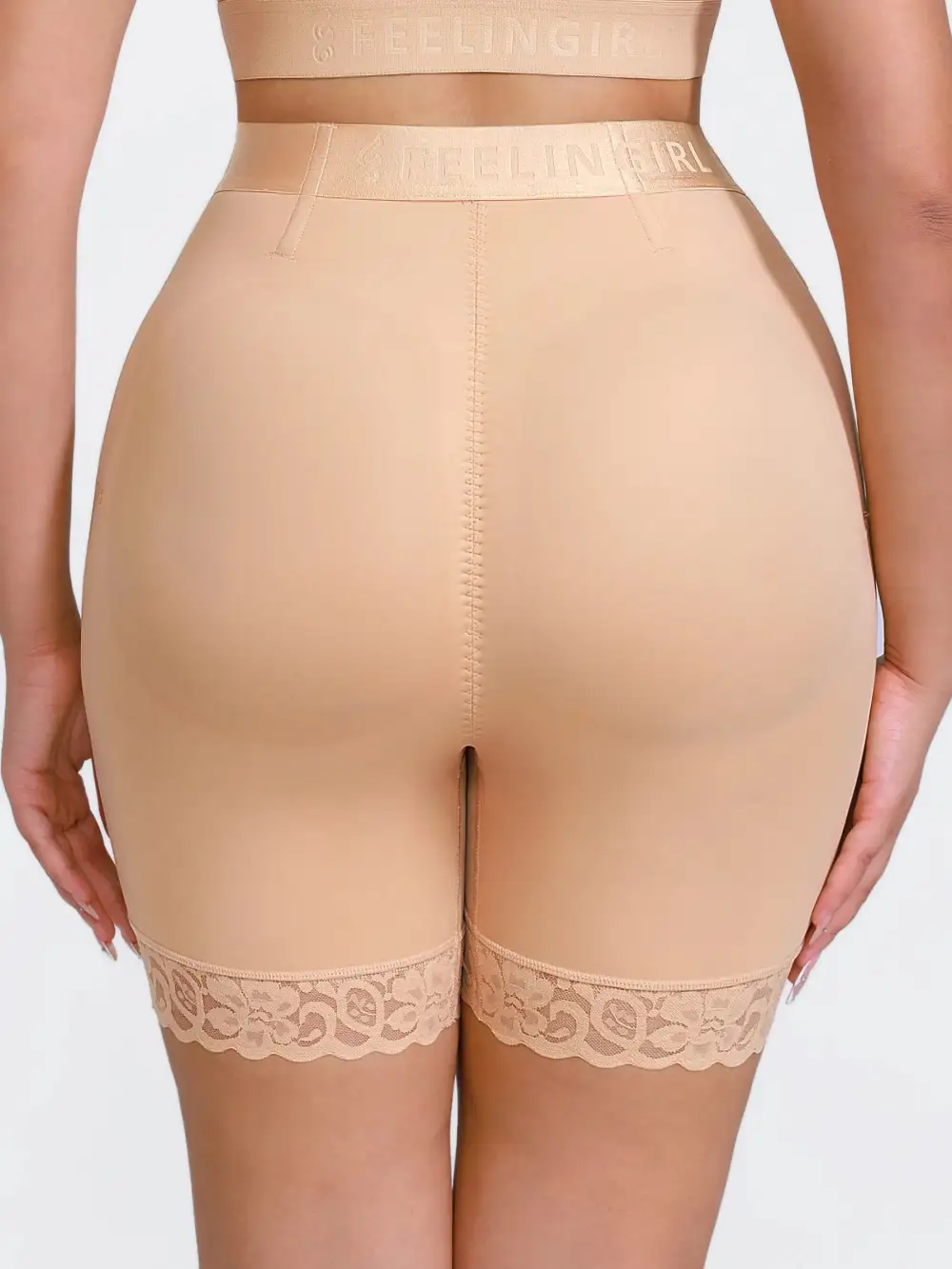 Front Zip Shaping Shorts