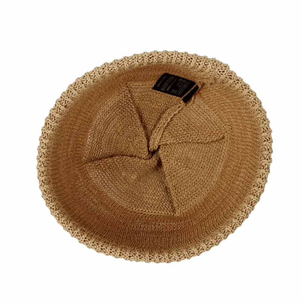 Straw Cotton Beanie Hat