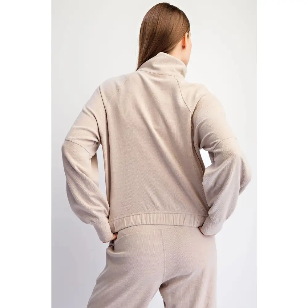 Rib Brush Pullover