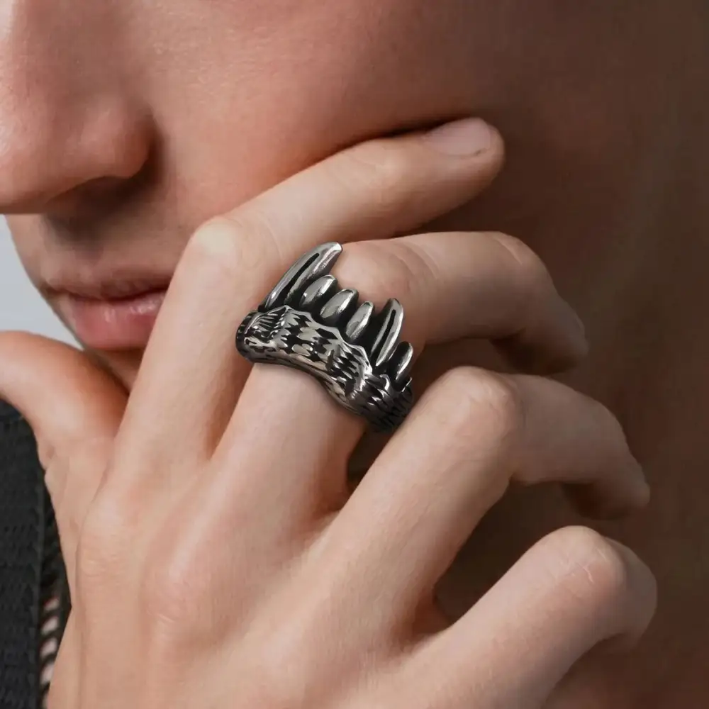 Men's Monster Fangs Ring