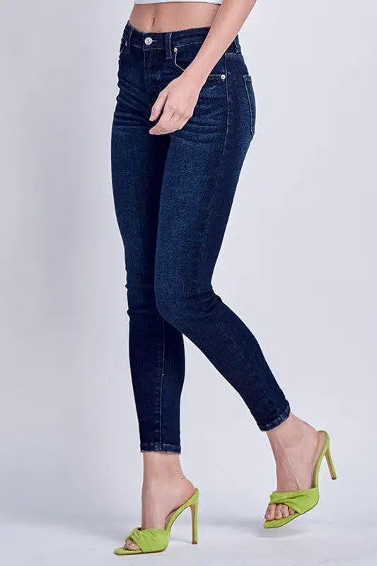 Everyday High Rise Skinny Stretch Denim Jeans