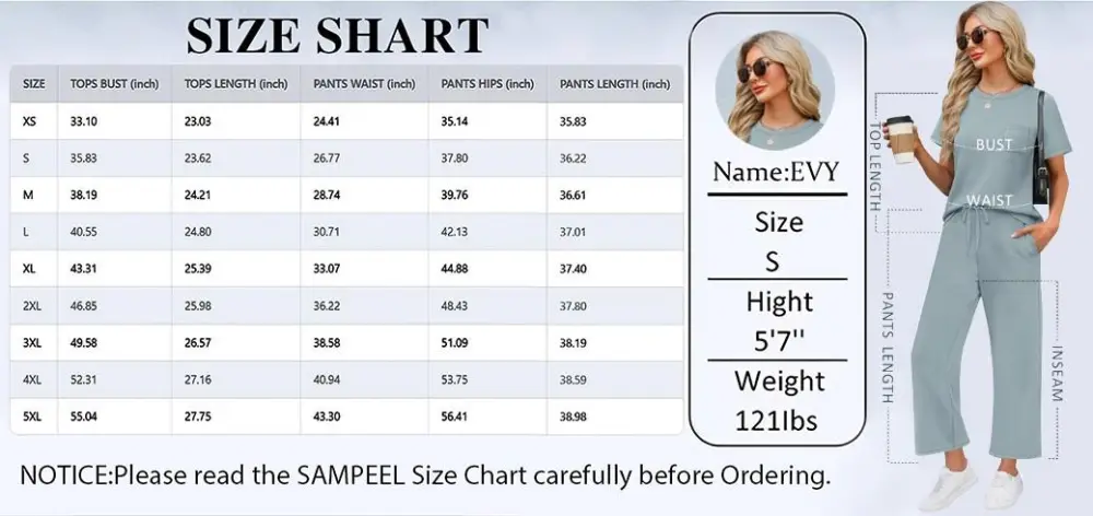 Women's two-piece summer set: Loose wide-leg shorts and casual top