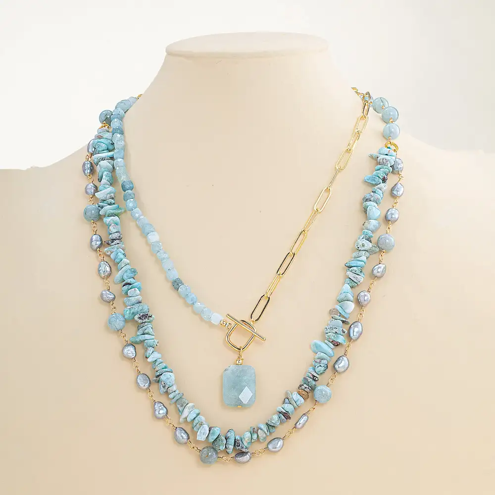 Pearl Multi Strand Necklace