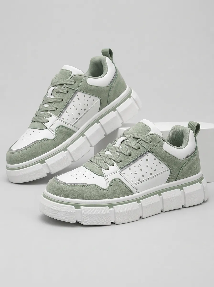 Men's Geometric Pattern Patterned Skate Shoes