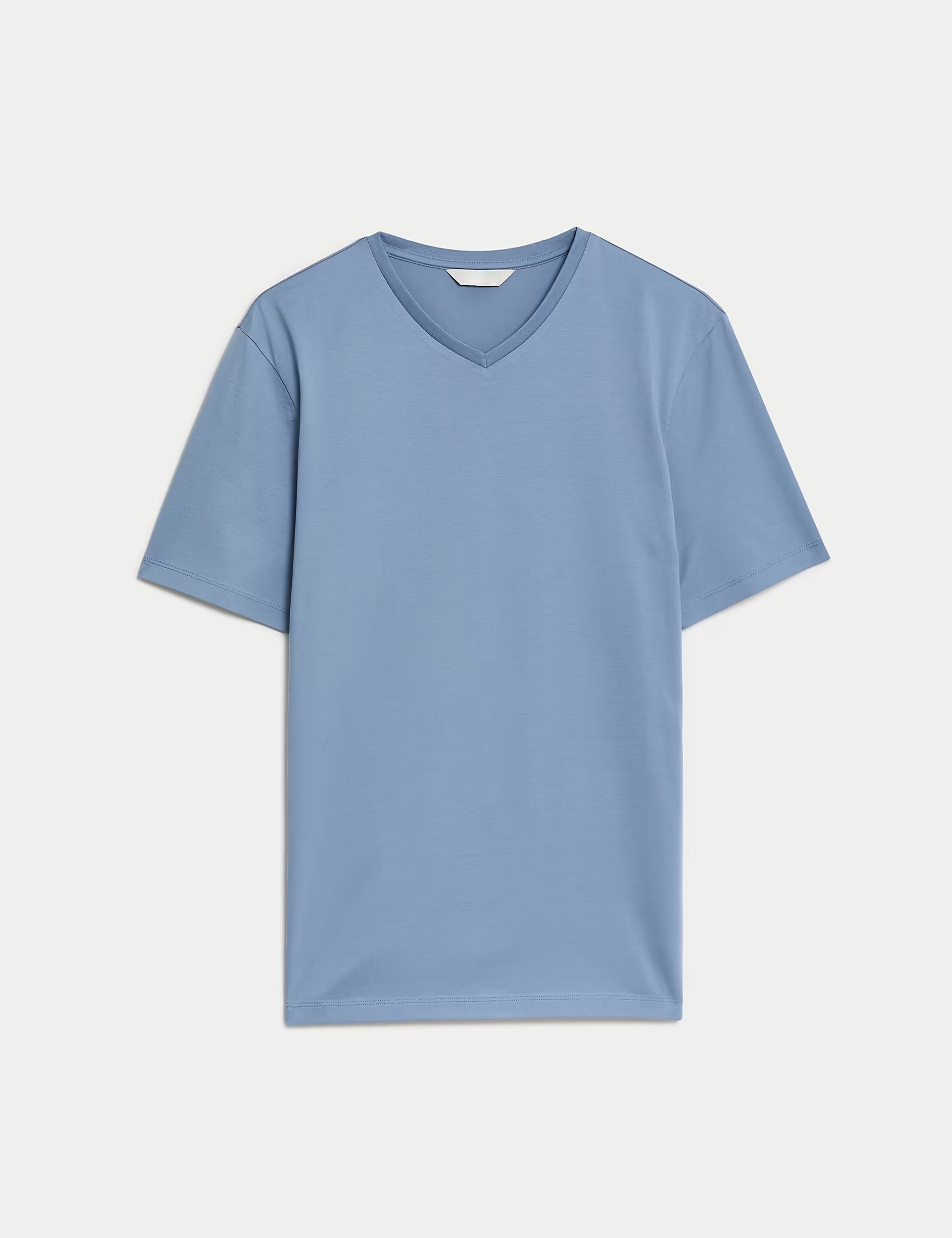 Pure Cotton V-Neck T-Shirt