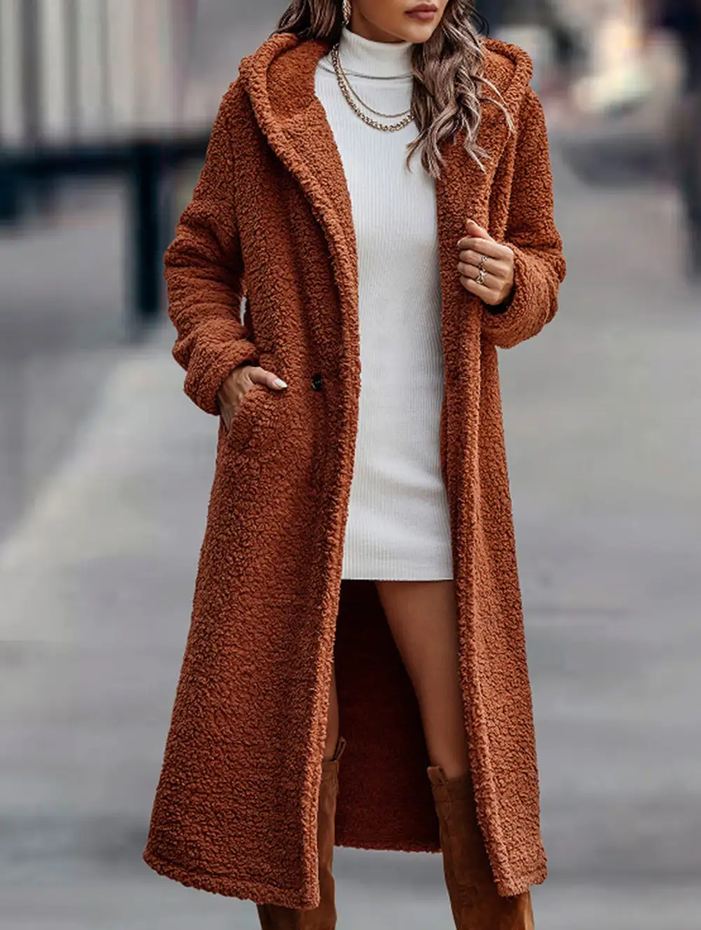 Long Sleeve Hooded Jacket