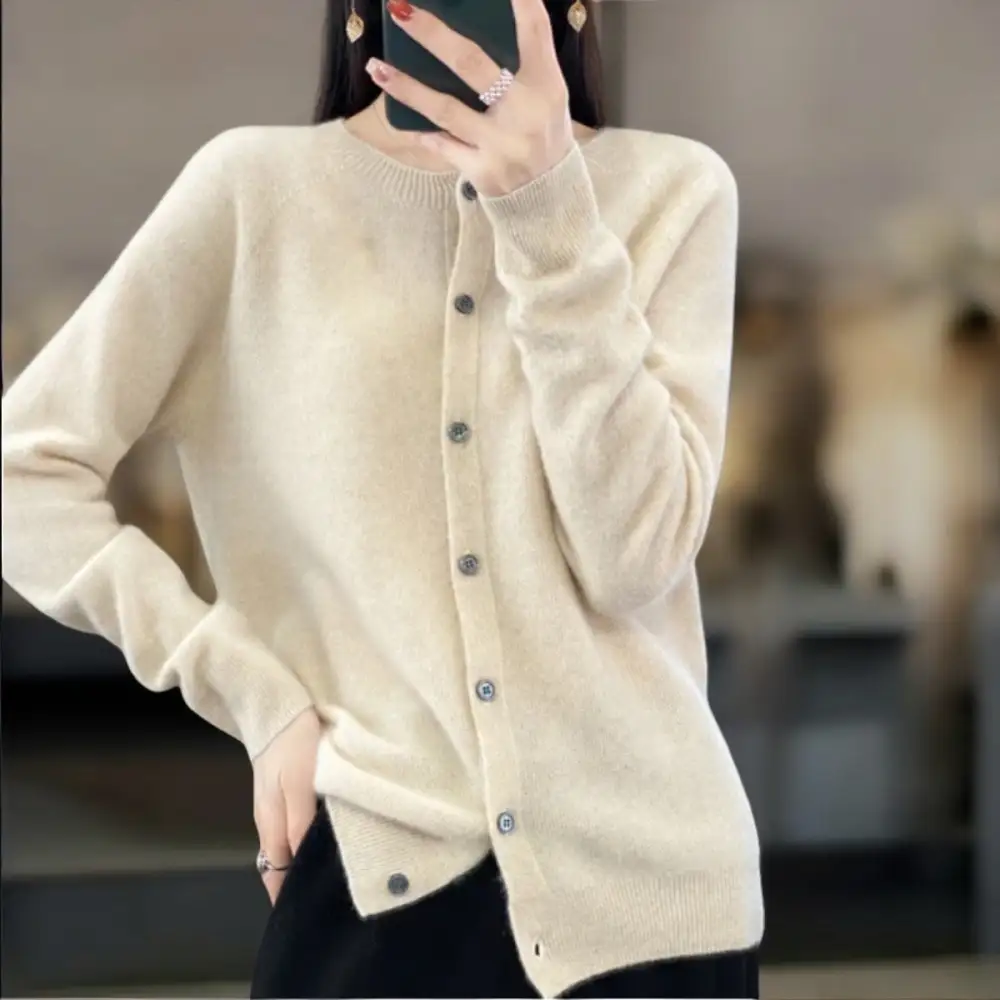 Wool Lightweight Cardigan