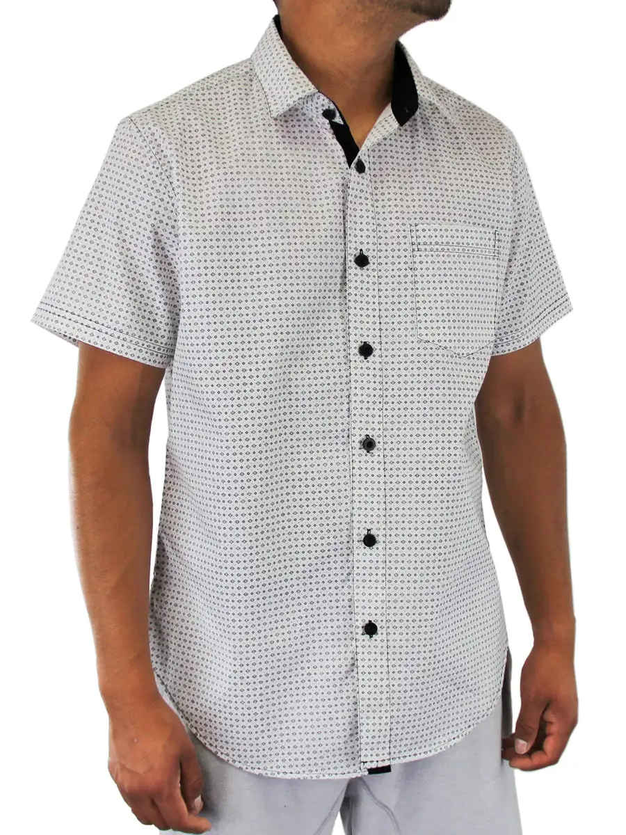 Everyday Printed Men's Button Down Shirt