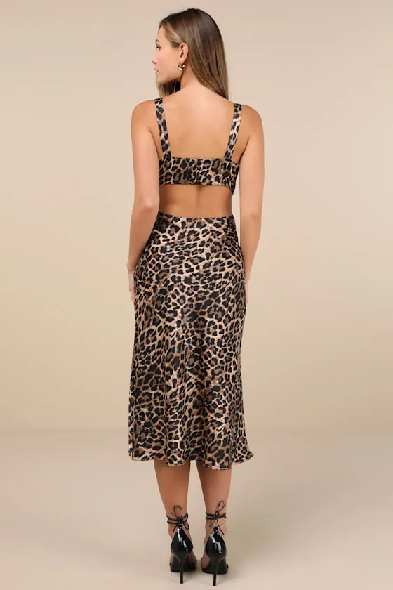 Unmatched Elegance Fuchsia Satin Sleeveless Midi Dress