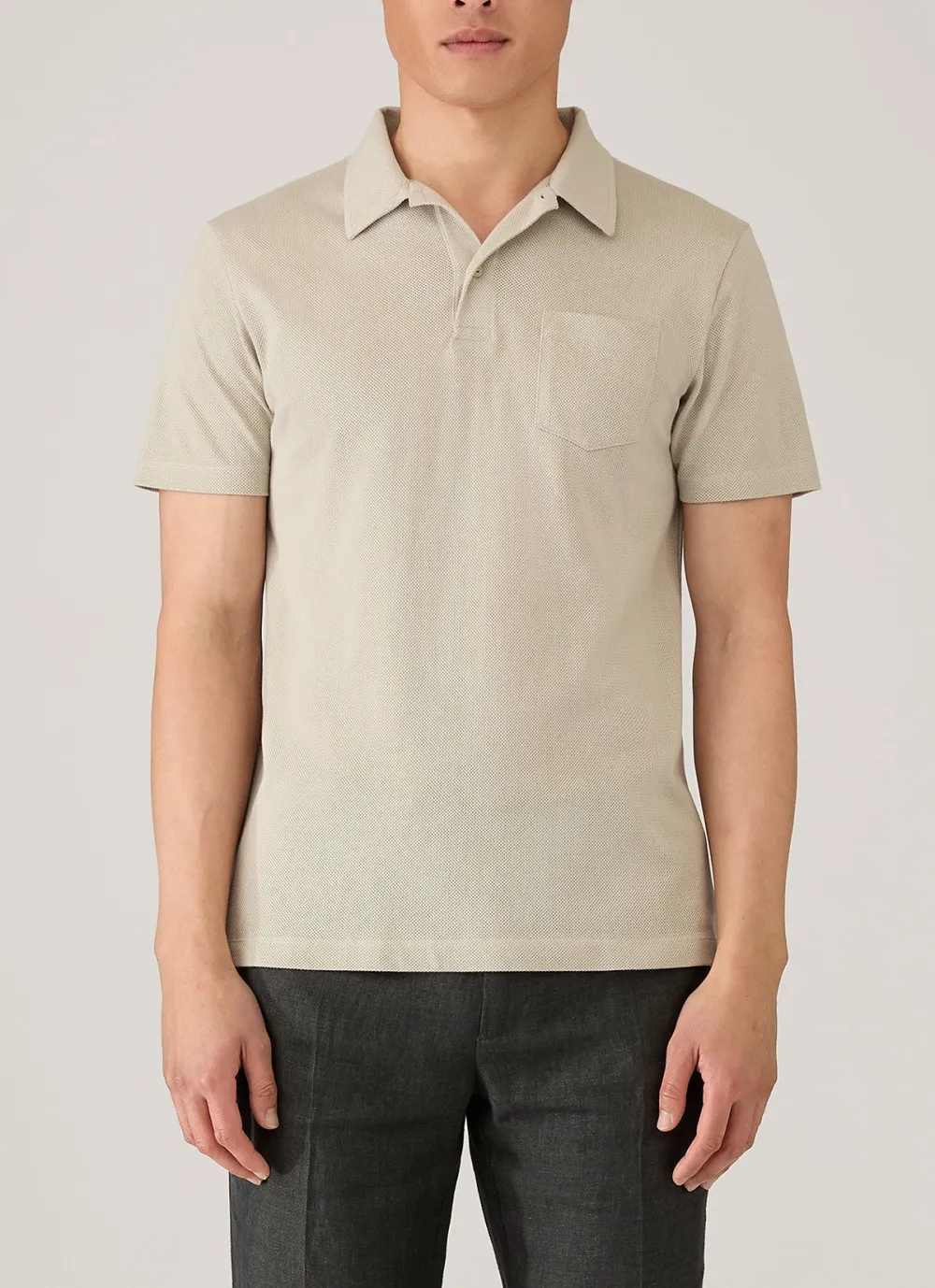 Easy Everyday Slim Fit Mesh Cotton Short Sleeve Polo Shirt