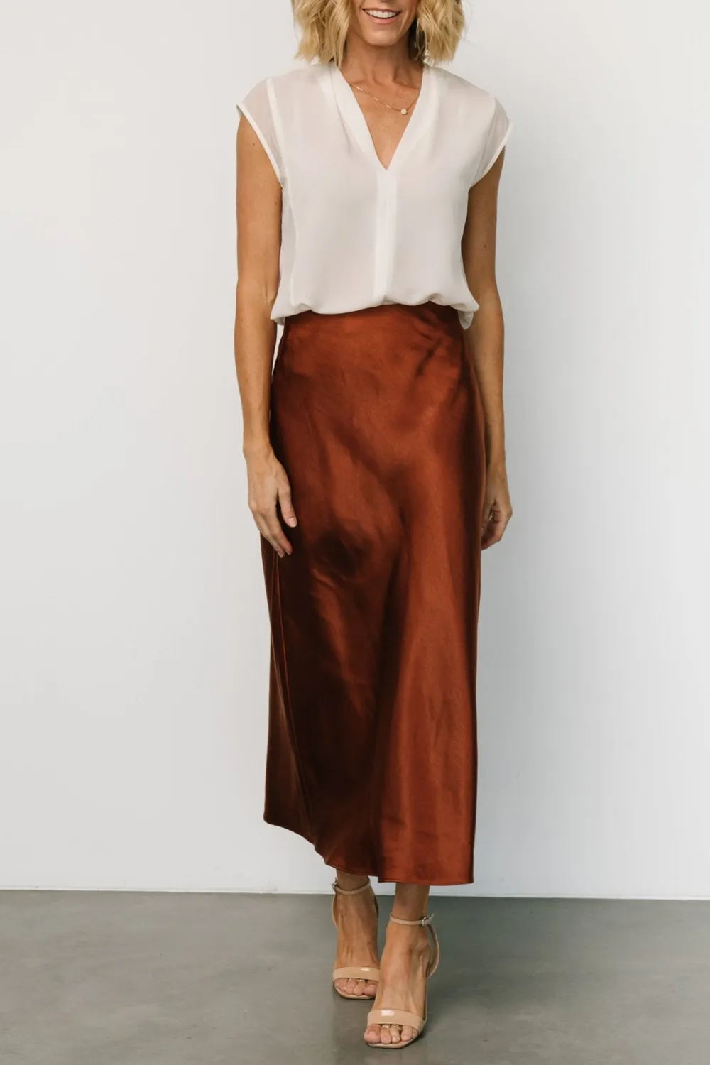 Basic Versatile Solid Color Comfortable Skirt