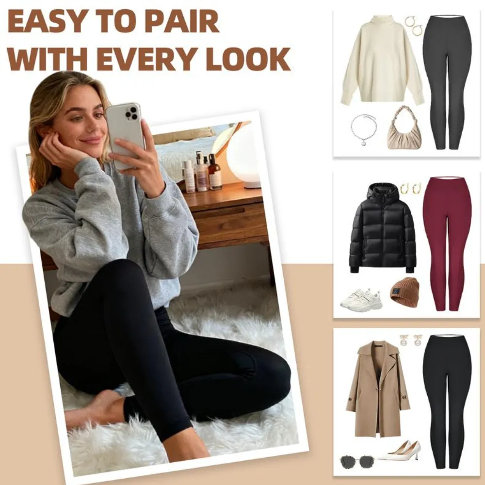 Thermal Thick FLeece Lined Leggings for Black Friday