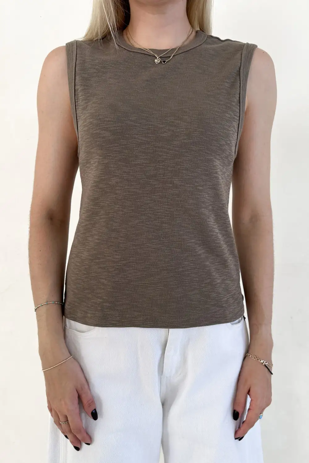 Easy Shape Soft Cotton Tank Top