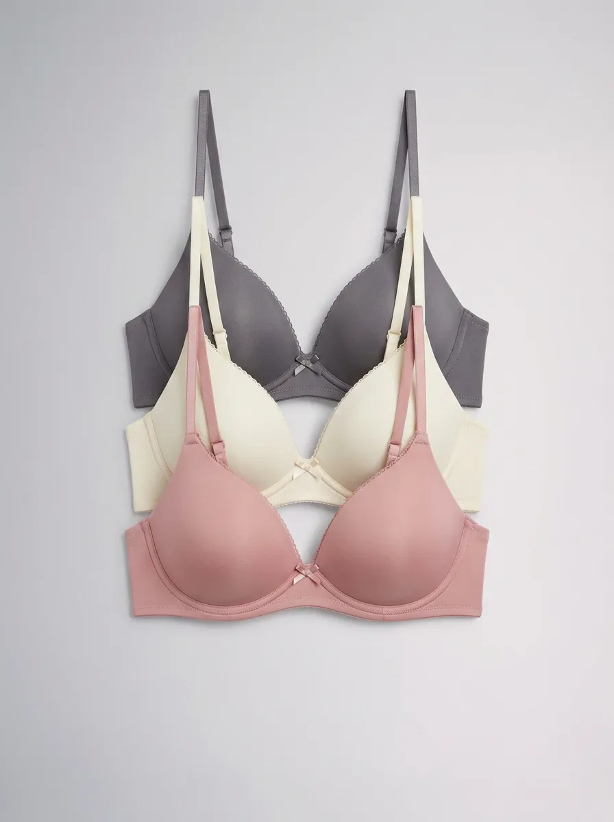 Everyday Relaxed Women's Three-Piece Bra Set