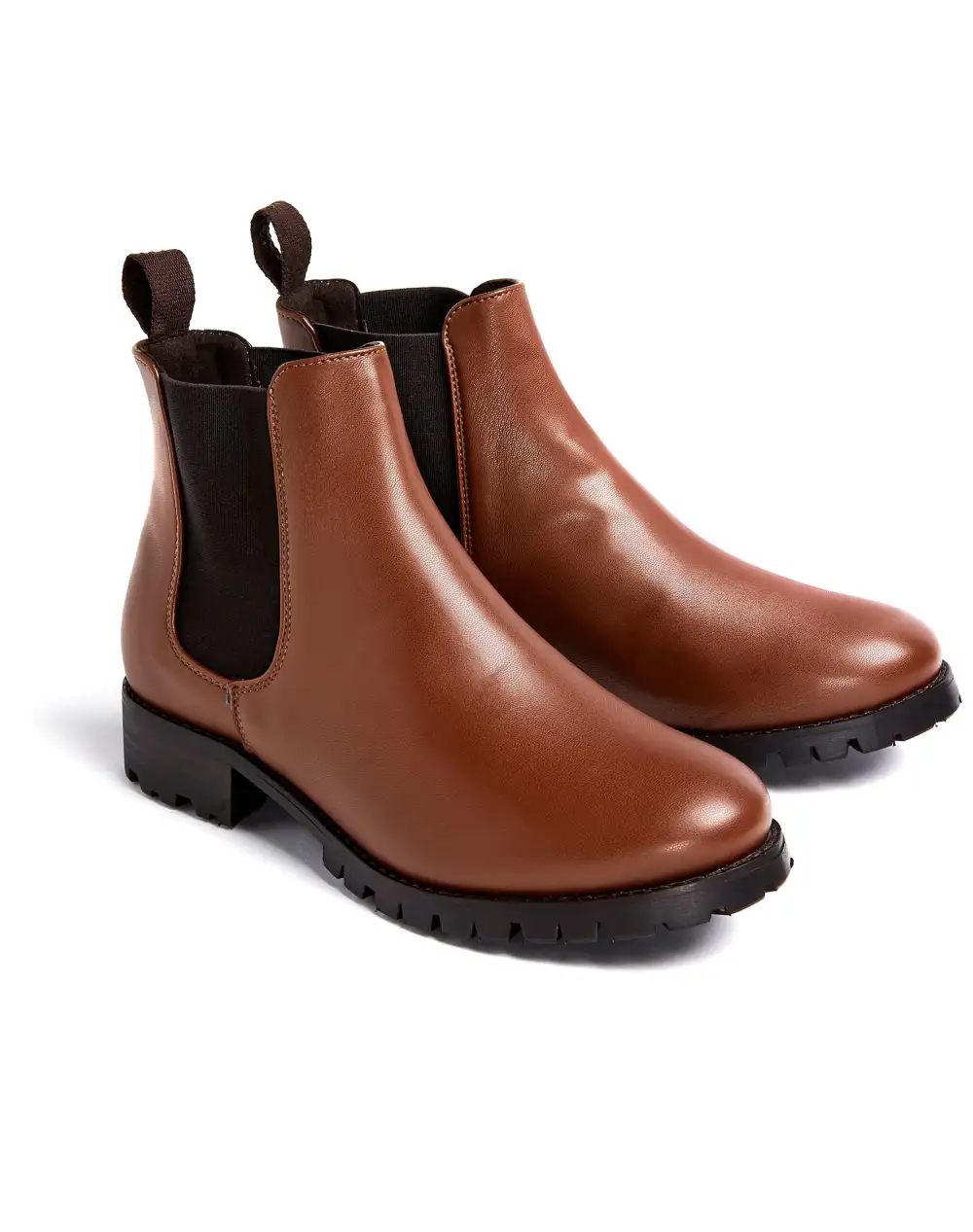 Women's Classic Country Water Resistant Vegan Leather Chelsea Boots