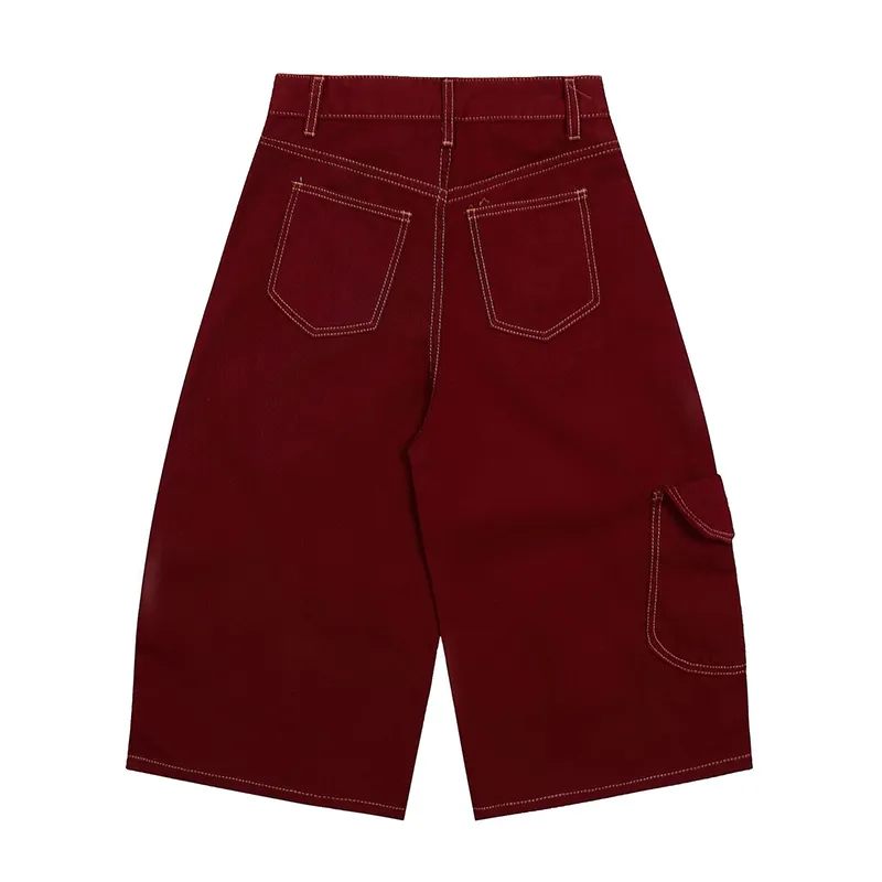 Sport Inspired Everyday Relaxed Denim Shorts